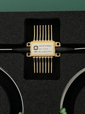 China Janhoo 1550nm G=25dB professional Polarization Maintaining Butterfly SOA Semiconductor Optical Amplifier for sale