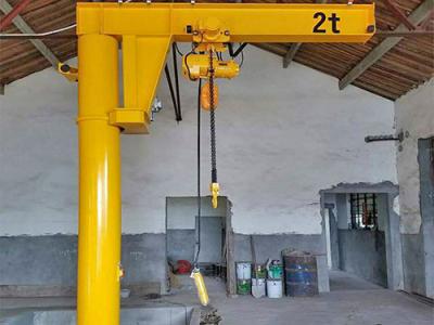 China Light Weight Column Mounted Jib Crane Hydraulic Mobile 10 Ton Overload Protection for sale