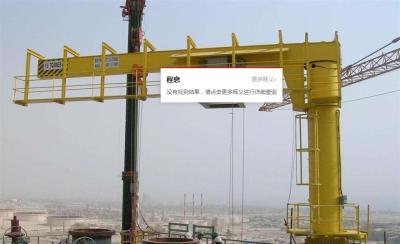 China Floor Pillar Mounted Slewing Jib Crane 3T 5T 360 Degree Rotating Customized Span for sale