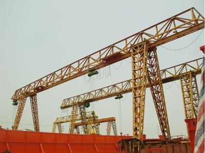 China Stainless Single Beam Gantry Crane 32m Lifting Height With Spreader 15 Ton CE Approved for sale