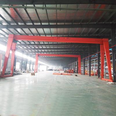 China Supply Limit Switch Single Girder Gantry Crane , 5 Ton Rail Mounted Gantry Crane for sale