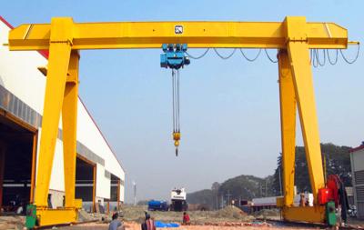 China Double Speed Single Girder Gantry Crane ,  3T - 16T Outdoor Gantry Crane for sale