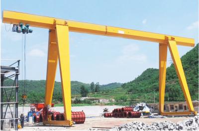 China 5 Ton Single Girder Gantry Crane , Container Gantry Crane High Speed Span 6-45m for sale