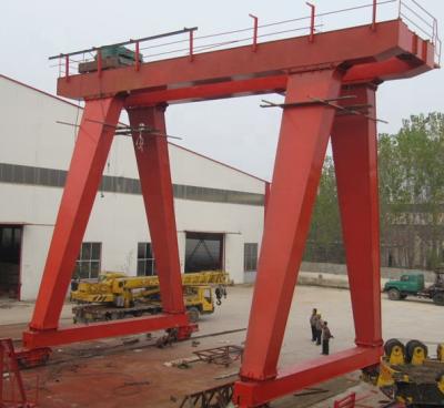 Chine Arrêt commençant sans heurt de grippage de seau de portique de la grue 50T de poutre extérieure multifonctionnelle de double à vendre