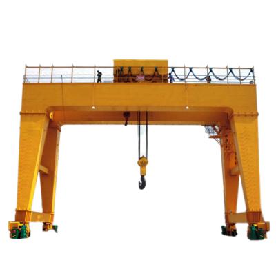 China Large Power Double Beam Gantry Crane 35 Ton Fast Lifting Speed High Working Level for sale