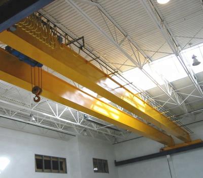 China Spanwijdte 31.5m 10T-Workshop Luchtcrane double beam cabin control Te koop