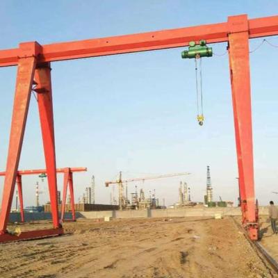 China Havenhoogte 15M 7,5 Ton Single Girder Gantry Crane Te koop