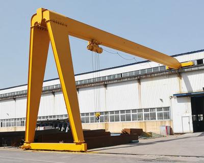 China Workshop Span 7m Single Girder Semi Gantry Crane A3 Working Duty for sale