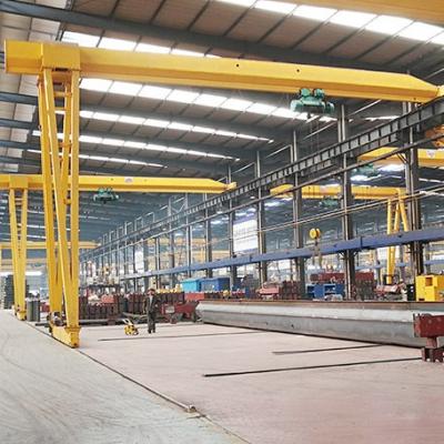 China BMH Model Semi Single Girder Gantry Crane 17 Ton Box Type Easy Installation for sale