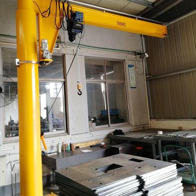 China 3 Ton Compact Jib Crane Lifting-Höhe 5m mit Kettenhebemaschine zu verkaufen