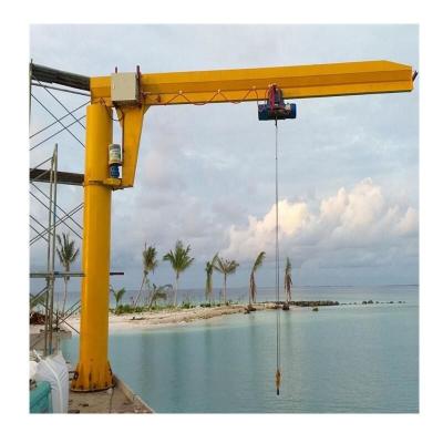 China 3-10 Ton Pillar Mounted Jib Crane-Arbeidende klasse A3 met Kettingshijstoestel Te koop