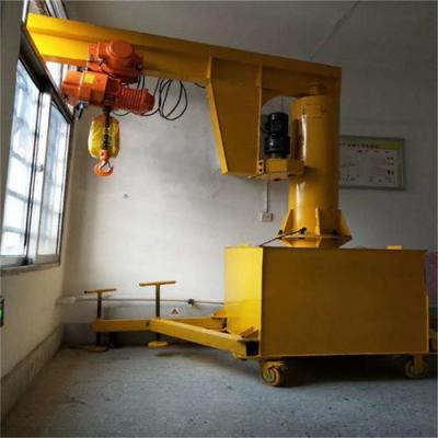 China 7,5 Art freitragender Kran Ton Pillar Mounted Jib Crane-Antikollisionssystem-BZD zu verkaufen