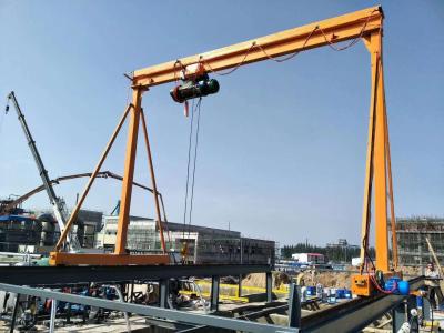 Cina Un cavalletto Crane Portable Gantry Hoist del cellulare della portata 7m della struttura 3,5 tonnellate in vendita