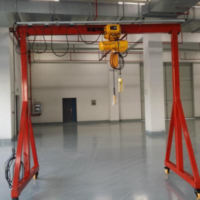 China 3,2 Ton Electric Wheel Portable Gantry Crane Convenient Installation à venda