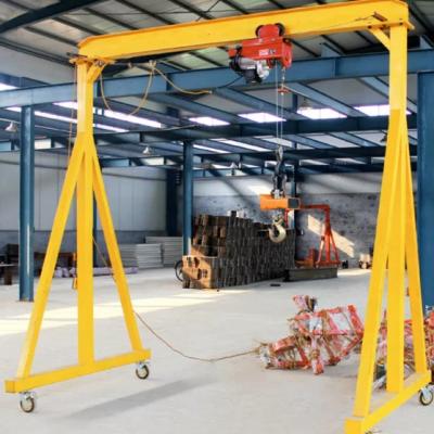 Cina Lle ruote universali di 1 Ton Small Portable Gantry Crane lisciano avviarsi e la fermata in vendita