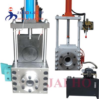 China One or two stage or three stage recycling machine hydraulic single-pillar screen changer with double working position for sale