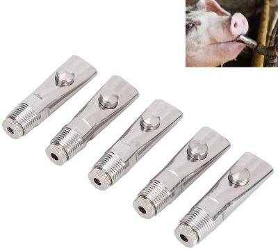 China Automatic Sow Hog Farm Hog Drinker Metal Proof Pig Waterer Nipple Drinkers Animals Water Feeder For Sows Pigs Piglets for sale