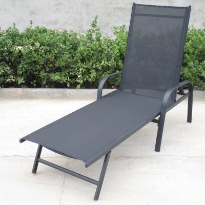 China Contemporary Cheap Hot Adjustable Sun Sofa Outdoor Furniture Textoline Beach Folding Bed Chair for sale