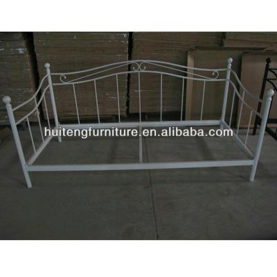 China Modern Design Wholesale China Factory Furniture Cheap Wood Wrought Iron Home Metal Bed Frame For Bedroom for sale