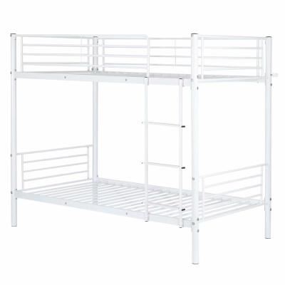 China (Other) Good Design Student Adjustable Metal Frame Metal Frame Bunk Bed High Quality Durable Paint Separated Steel Bunk Bed for sale