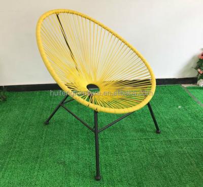 China Outdoor Contemporary Wholesale Custom Garden Round Wicker Rattan Acapulco Chair Stacking for sale