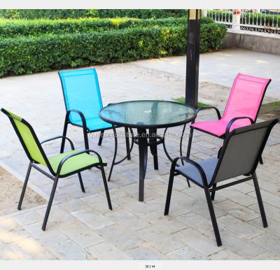 China China Outdoor Factory Hot Sale Cheapest Weather Furniture Garden Stacking Chair Sets Leisure Garden Sets for sale