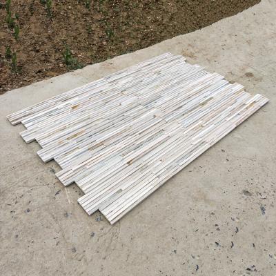 China New Contemporary Design Decorative Interior Exterior Veneer Panel Thin Strips Yellow Culture Stone for sale