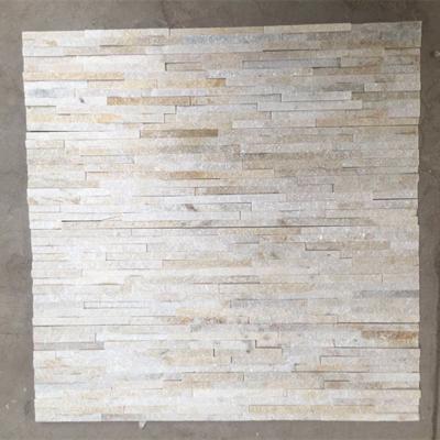 China Nature Modern White Culture Exterior Wall Stone Decorative Panel for sale