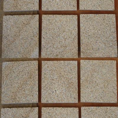 China Decoration Ect G682 China Indoor Outdoor Yellow Beige Granite Polished Honed Walling Tiles Paving Stone for sale