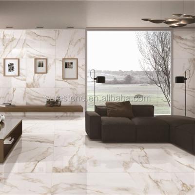 China Buliding & Newest G0D6GP-06 decoration high polished white marble tiles and ceramic floor tile for sale