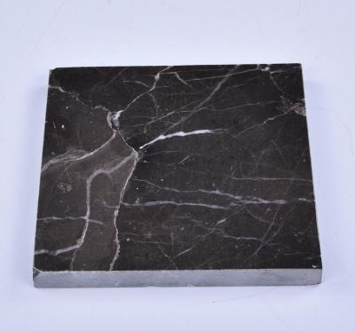 China Wholesale Price China Natural Black Marble For Countertops Etc. with white calacatta white marble for sale