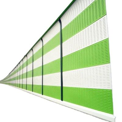 China Traditional Perforated Metal Road Noise Barrier Outdoor Sound Barrier for sale