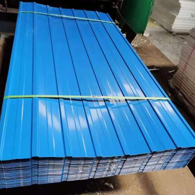 China Industrial Corrugated Galvanized Steel Roof Tile Panel PPGI / GI Roofing Sheet for sale