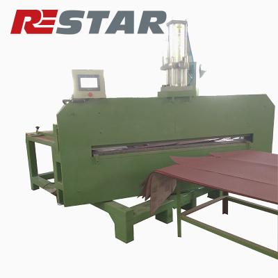 China Abrasive Belt Making Machine Hydraulic Cut To Length Machine For Belt Making for sale