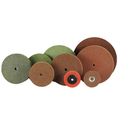 China Uniform polishing effect Matt Polishing Wheels made into non-woven units for sale