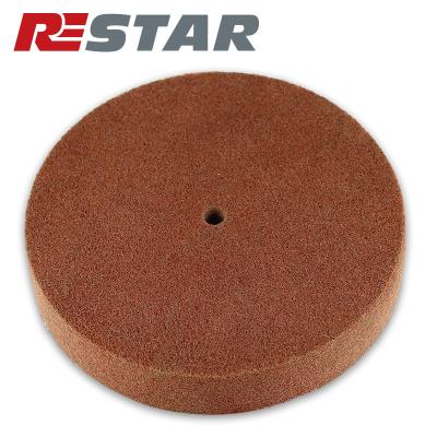 China Uniform Polishing Non Woven Effect Metal Polishing Wheel Manufacturer for sale