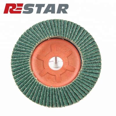 China Metal Grinding Radial Fin Disc / Zirconia Fin Abrasive Disc For Stainless Steel for sale