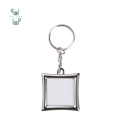 China Sublimation Printing Square Custom Sublimation Key Chain Gift Bags for sale