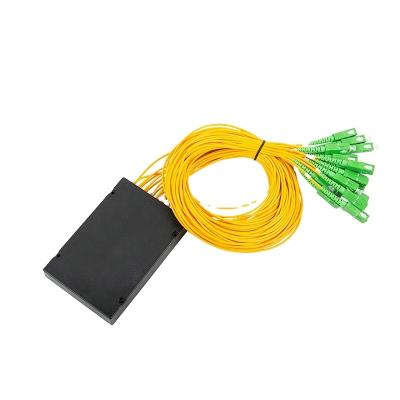 China FTTH ABS G657A1 1x4 Splitter PLC Box Shape SC/APC Fiber Optic Splitter For Optical Telecommunication WS-PLC-B for sale