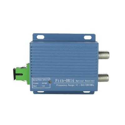 China CATV& Indoor HFC Mini FTTH Optical Receiver / Optical Node OR16 for sale