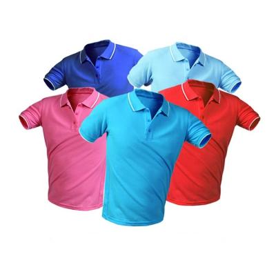 China Anti-Wrinkle Cultural Polo Shirt Lapel Combed And Breathable Cotton Fabric One Side Collar Team Clothes Comfortable Printed Logo for sale