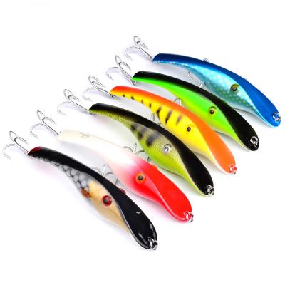 China 2022 New Luya Plastic Top Fishing Lures 6 Colors Lures 5.7