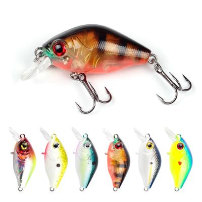 China 2022 New Luya Wobbler Lure 4cm/7g Crankbait Wobbler Bass Crankbait Lure Bonic Crankbait Bass Carp Trout Hard Artificial Lifelike Lures for sale