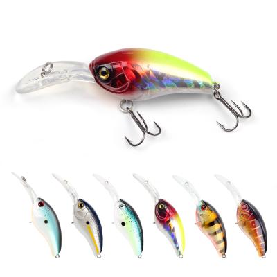 China 2022 New Lures 5.5CM/14G Depth 1.5m Crankbait Wobbler Bait Plastic Floating Tackle Bent Lip Bill Crank Lure Luya For Bass Pike for sale