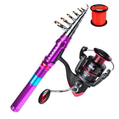 China 2022 New Fishing Rod Set 2020 Hot Ultra Light 1.8m 2.7m 3.6m Carbon Sea Fishing Reel & Tools Fishing Rod Combo Kit Set WHSB-HWCSET013 for sale