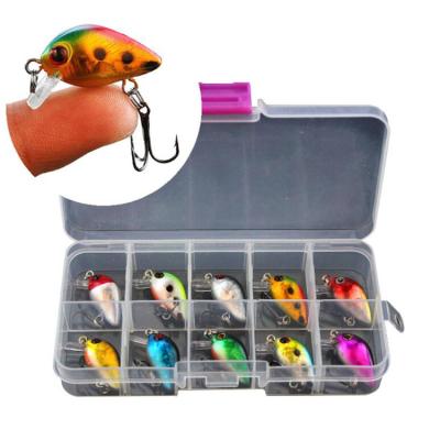 China 2022 new ABS 1.5g saltwater minnow OEM minnow bass crank bait fishing lures 3cm mini combo lure for sale