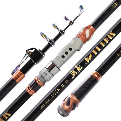 China zhuifengII Telescopic Rod Rock Fishing Rods WH-R022 Carbon Fiber Sea Fishing Enw 3.6m 3.9M 4.2M 4.5M Carbon Fishing Pole for sale