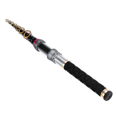 China 2022 New Product 1.5/1.8/2.1/2.4/2.7/3/3.6m Sections Telescopic Carbon Fiber Multi Contraction Fishing Rod for sale