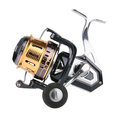 China 2022new Aluminum Alloy Fishing Reel Bearing Long Handle 5+1BB Casting Spinning Fishing Tackle FB8000 FB1000 FB12000 Fishing Wheel for sale