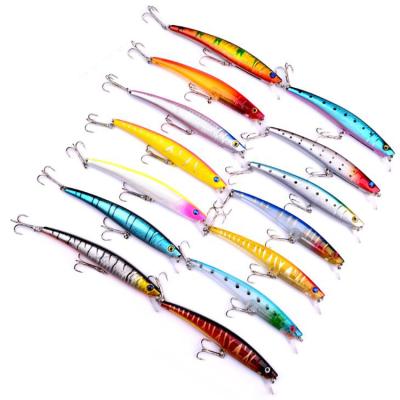 China 2022 New Wholesale Plastic Long Mount Hunthouse Tide Unpainted Empty Minnow Hard Fishing Lure for sale